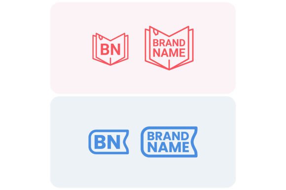 Book Shop Logo Pack: Graphics & Logos for Crafters