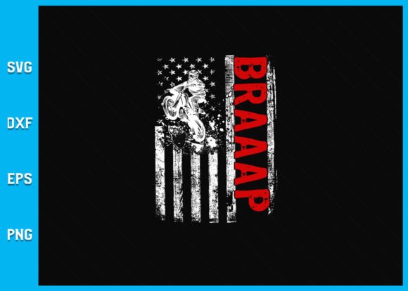 Braaap Vintage USA American SVG: Graphics for Crafts