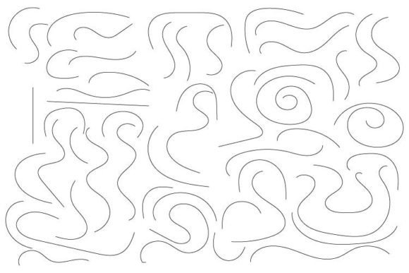 Curved Line Collection Dotted: Graphics & Web Elements