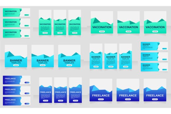 Freelance Platform Web Banner Templates