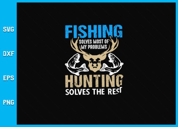 Funny Fishing & Hunting Graphics for Crafts
