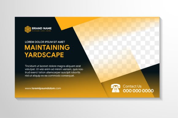 Maintaining Yardscape Horizontal Banner: Graphics & Print Templates