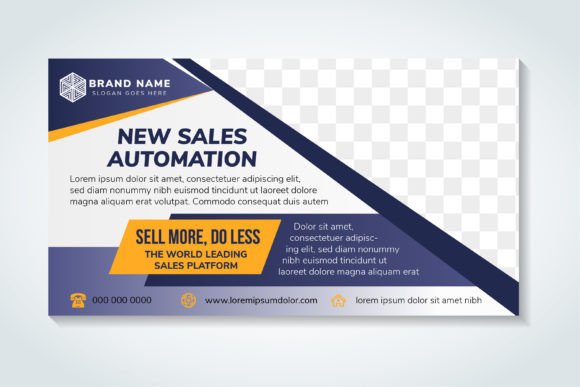 New Sales Horizontal Banner: Graphics & Print Templates