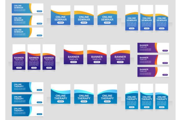 Online Seminar Web Banner Template Set
