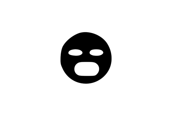 Ski Mask Digital Emoji Social Icon: Web Elements & Graphics
