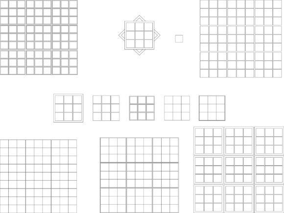 Sudoku Collection: Web Elements & Graphics for Editorial Design