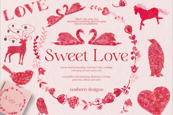 Sweet Love Valentines, Wedding Pack
