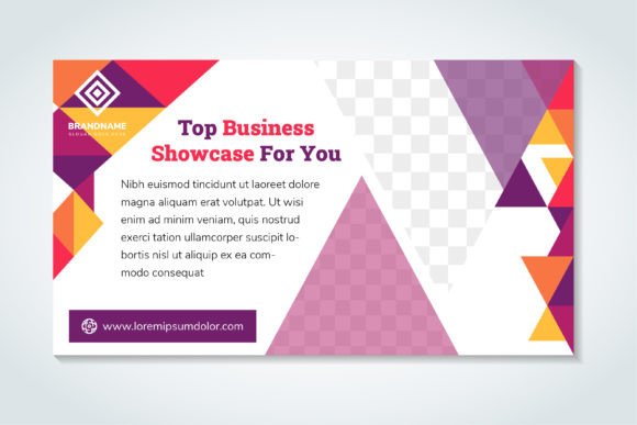 Top Business Horizontal Banner: Graphics & Print Templates