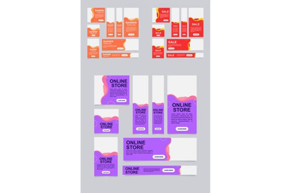 Web Banner Design Template Bundle